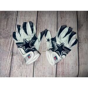 NWOT Franklin NFL Dallas Cowboys Football Receiver Gloves Youth Size XS S XS/S